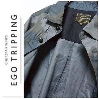 エゴトリッピング(EGO TRIPPING)のEGO TRIPPING  エゴトリッピンッグ カモ柄シャツ 青(シャツ)