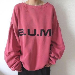 B.U.M スウェット トレーナー ピンク  レディース vintage