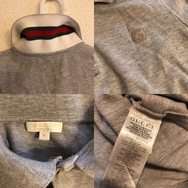 Gucci(グッチ)のこゆ様 【汚れあり】GUCCI ポロシャツ 130 キッズ/ベビー/マタニティのキッズ服男の子用(90cm~)(Tシャツ/カットソー)の商品写真