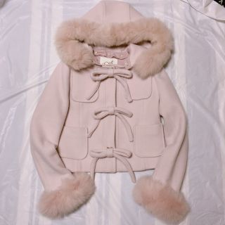 WITHSUNリボンショートダッフルコート 保障できる villagegreenturf.com.au