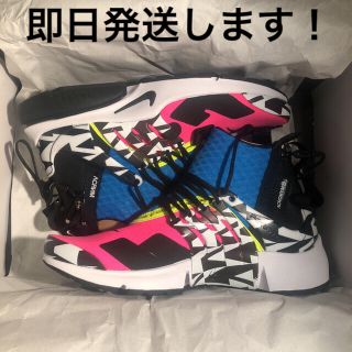 ナイキ(NIKE)の27.0cm NIKE AIR PRESTO MID X ACRONYM ピンク(スニーカー)