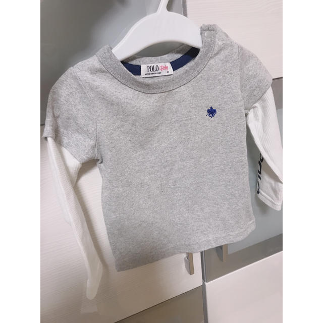 POLO RALPH LAUREN(ポロラルフローレン)のPOLO 長袖シャツ キッズ/ベビー/マタニティのベビー服(~85cm)(シャツ/カットソー)の商品写真