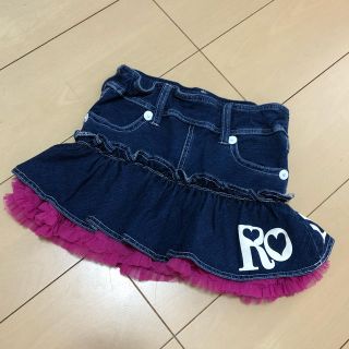 ロニィ(RONI)のroni チュチュ スカート  チュール M L デニム (スカート)