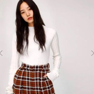 マウジー(moussy)のmoussy 新品未使用 BOTTLE NECK ロングスリーブリブニット(ニット/セーター)