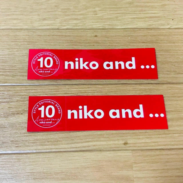niko and...(ニコアンド)のステッカー 1枚 レディースのレディース その他(その他)の商品写真