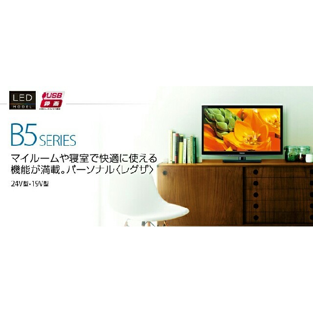 TOSHIBA REGZA １９型液晶テレビ☆★ 新品アンテナケーブル付き ☆★