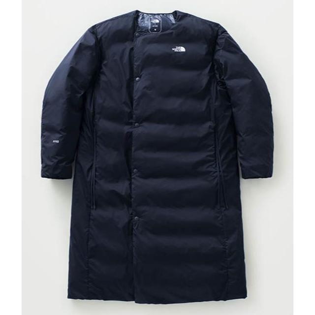 入荷中 HYKE - HYKE x 新品 S ネイビー ライトダウンコート FACE NORTH