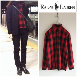 ラルフローレン(Ralph Lauren)のラルフローレン ビンテージモチーフ ブロックチェックシャツ ネコ目ボタン(シャツ/ブラウス(長袖/七分))