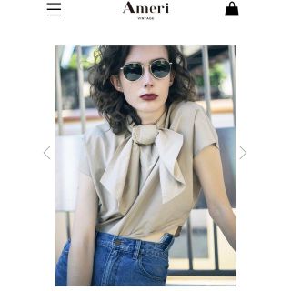 アメリヴィンテージ(Ameri VINTAGE)のアメリ ヴィンテージ CORONA SMOCK TOP(シャツ/ブラウス(半袖/袖なし))