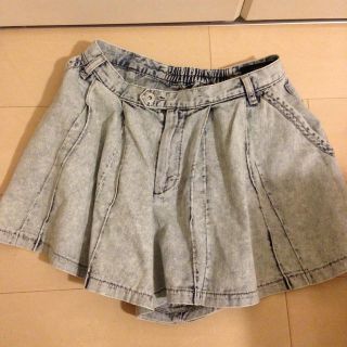 ページボーイ(PAGEBOY)のページボーイ＊ケミカルデニムショーパン(ショートパンツ)