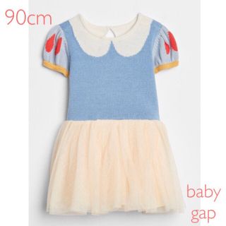 ベビーギャップ(babyGAP)の大人気♡ 新品 babygap 白雪姫 ニットワンピース♡ 18-24m 90(ワンピース)