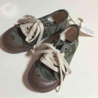 ベビーギャップ(babyGAP)のbabygap☆新品☆16cm☆カモフラ柄シューズ(スニーカー)