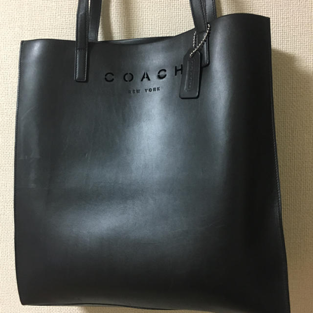 レディース美品！COACH 本革トートバッグ