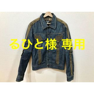 ドルチェアンドガッバーナ(DOLCE&GABBANA)のD &G ドルチェ&ガッバーナ ヴィンテージデニムジャケット ✳︎ドルガバ (Gジャン/デニムジャケット)