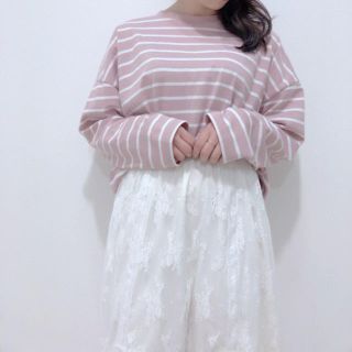 ワンアフターアナザーナイスクラップ(one after another NICE CLAUP)の❤︎ナイスクラップ ボーダーt❤︎(Tシャツ(長袖/七分))