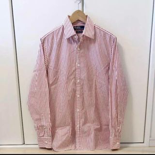 ポロラルフローレン(POLO RALPH LAUREN)の【レア商品】ラルフローレン ストライプシャツ レッド 90's(シャツ)