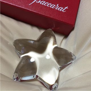 バカラ(Baccarat)の美品！！バカラ スター ペーパーウェイト  (置物)