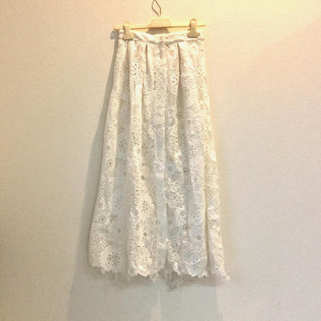 IENA 18SS LUANA レース巻きスカート ホワイト ☆美品☆ イエナ