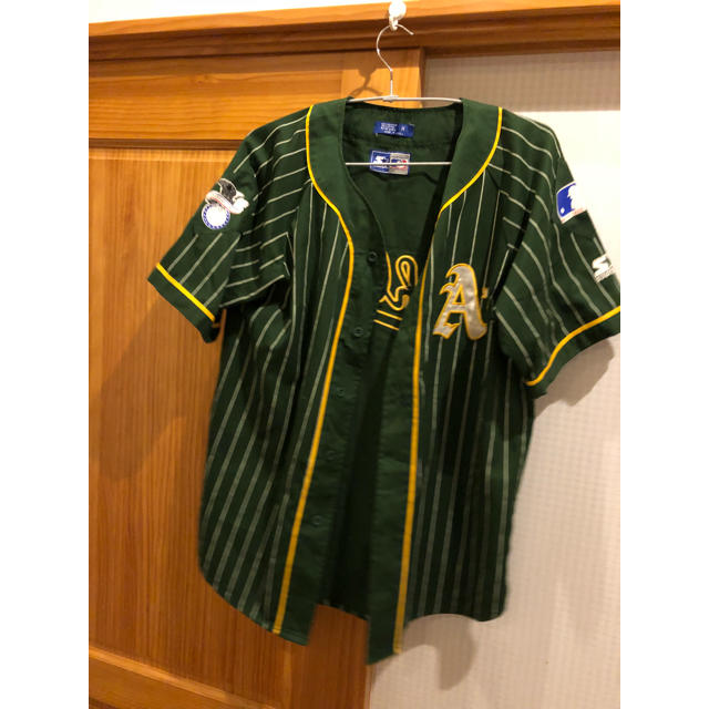 アスレチックス ベースボールシャツ メンズのトップス(シャツ)の商品写真