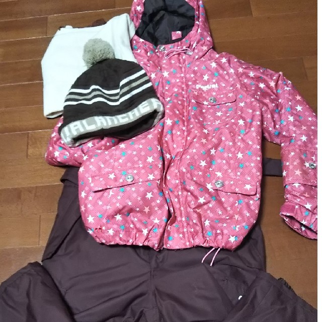 スキーウェア  130 キッズ/ベビー/マタニティのキッズ服女の子用(90cm~)(その他)の商品写真