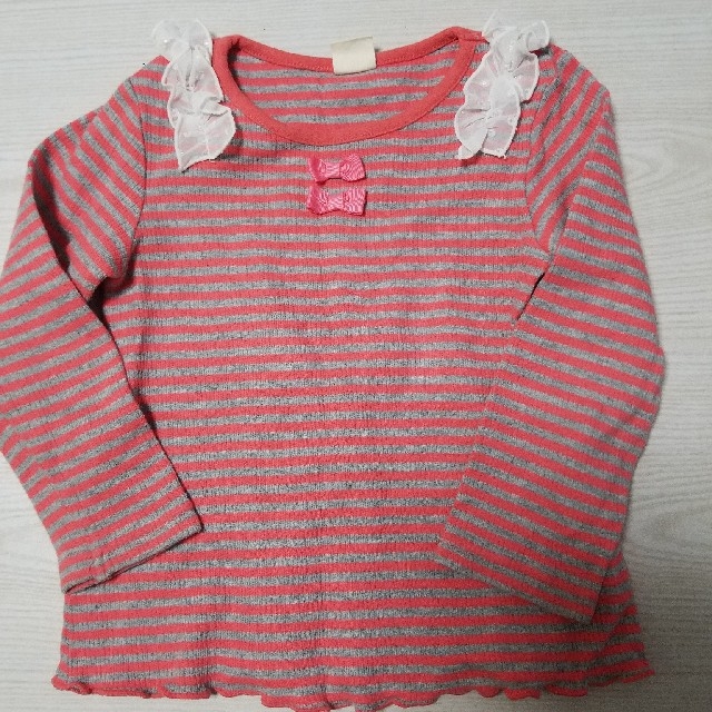 mou jon jon(ムージョンジョン)のmou joojon☆110㎝カットソー キッズ/ベビー/マタニティのキッズ服女の子用(90cm~)(Tシャツ/カットソー)の商品写真