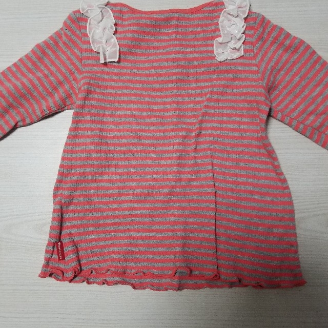 mou jon jon(ムージョンジョン)のmou joojon☆110㎝カットソー キッズ/ベビー/マタニティのキッズ服女の子用(90cm~)(Tシャツ/カットソー)の商品写真