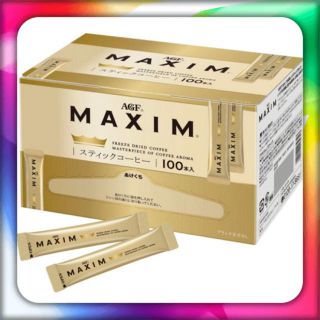 エイージーエフ(AGF)の新品 訳あり★maxim スティックコーヒー 100本入(コーヒー)