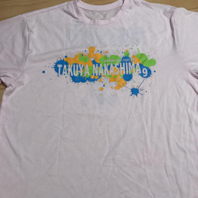 北海道日本ハムファイターズ(ホッカイドウニホンハムファイターズ)の中島卓也 Tシャツ エンタメ/ホビーのタレントグッズ(スポーツ選手)の商品写真