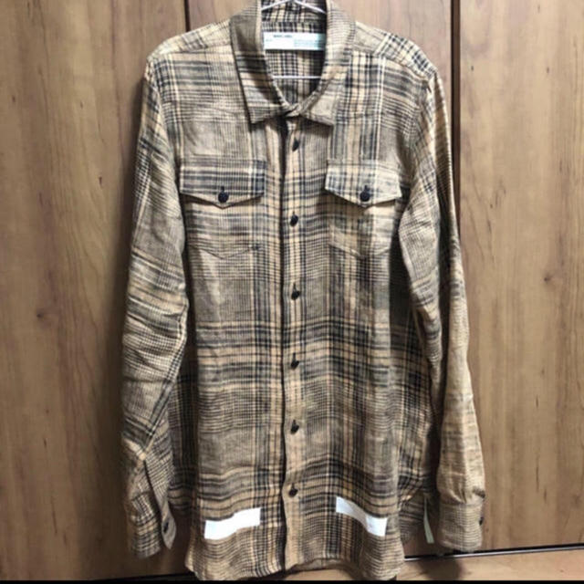 OFF-WHITE(オフホワイト)のOFF-WHITE Linen Check Shirts S harupon 様 メンズのトップス(シャツ)の商品写真