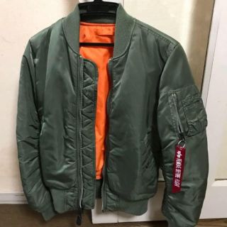 アルファインダストリーズ(ALPHA INDUSTRIES)のアルファ XS カーキ MA-1 ジャケット(フライトジャケット)