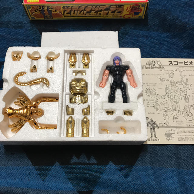 BANDAI(バンダイ)の聖闘士星矢 スコーピオンクロス 1987年 当時物 完品 エンタメ/ホビーのフィギュア(アニメ/ゲーム)の商品写真