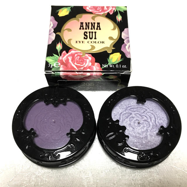 ANNA SUI(アナスイ)の【極美品♡】ANNA SUI☆パープル系アイシャドウ✕2個セット コスメ/美容のベースメイク/化粧品(アイシャドウ)の商品写真