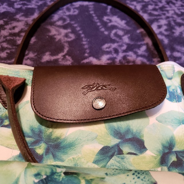 LONGCHAMP(ロンシャン)のLONGCHAMP　ロンシャン　花柄　大きめ　可愛い　レア　柄　トートバッグ レディースのバッグ(トートバッグ)の商品写真