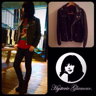 HYSTERIC GLAMOUR(ライダースジャケット ・ レッド/赤色系)の HYSTERIC GLAMOUR(ライダースジャケット ・ レッド/赤色系)の