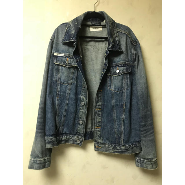 essentials デニムJKT fog fear of god 短納期 balygoo.fr
