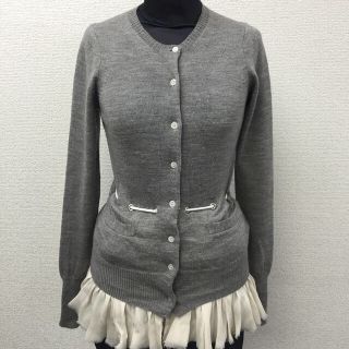 サカイ(sacai)のsacai フリル付きカーデ(カーディガン)