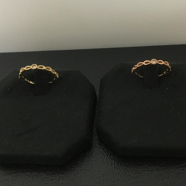 2本セットピンキーリング 大人も着やすいシンプルファッション 4200円