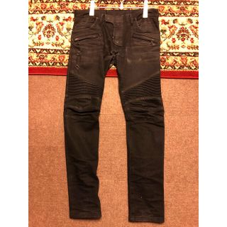 バルマン(BALMAIN)の【国内正規品】Balmain バルマン バイカー デニム ジーンズ w30(デニム/ジーンズ)