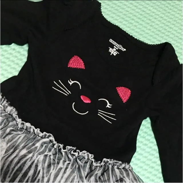 トイザらス(トイザラス)の【未使用】ハロウィーン 猫ちゃん 長袖ワンピース 80♡ キッズ/ベビー/マタニティのベビー服(~85cm)(ワンピース)の商品写真