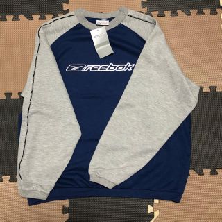 リーボック(Reebok)の値下げ！新品タグ付き！Reebok ロゴプリント サイドライン スウェット(スウェット)