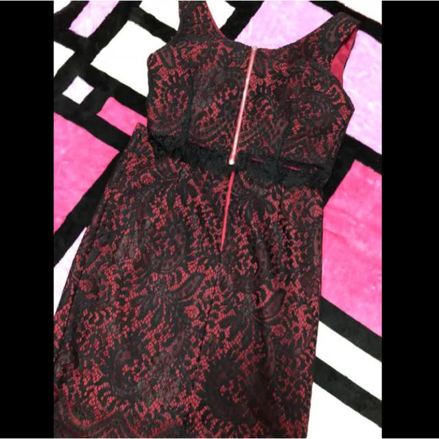 dazzy store(デイジーストア)のバイカラーアイラッシュタイトミニドレス レディースのフォーマル/ドレス(ミニドレス)の商品写真