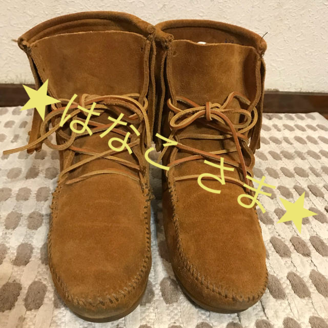 Minnetonka(ミネトンカ)のはなこ様専用⋆*✩ブーツ ★ ミネトンカ ★ ブラウン レディースの靴/シューズ(ブーツ)の商品写真