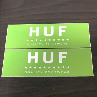 ハフ(HUF)の【縦5cm横14.7cm】HUF  skateboard ステッカー(ステッカー)