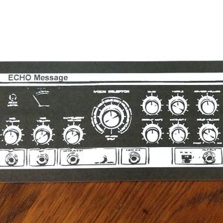 ECHO Message(エコーメッセージ)・ブラック　レターセット(カード/レター/ラッピング)