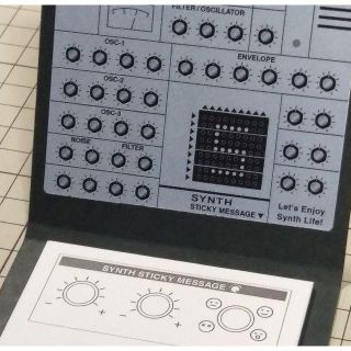 【ポストイット】Synth Sticky A・monotone・モノトーン(その他)