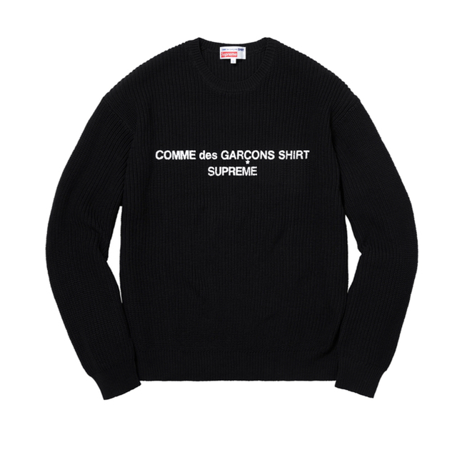新規購入 Comme Supreme®️/ - Supreme des Sweater Garcons ニット/セーター