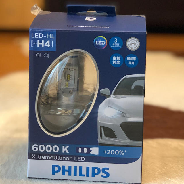 PHILIPS(フィリップス)のカレー様専用      X-tremeUltinon LED［H4］6000K 自動車/バイクの自動車(汎用パーツ)の商品写真