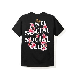 アンチ(ANTI)のanti social social club Kkoch Tシャツ 黒 M(Tシャツ/カットソー(半袖/袖なし))