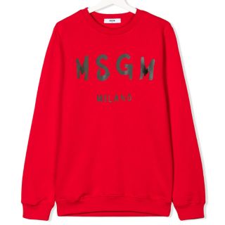 エムエスジイエム(MSGM)のラスト１点‼️2018AW✨ MSGM ロゴプリント スウェット(トレーナー/スウェット)