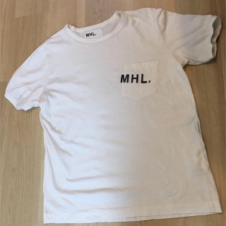 マーガレットハウエル(MARGARET HOWELL)の美品/日本製 MHL.×URBAN RESEARCH 別注ロゴ T-SHIRTS(Tシャツ/カットソー(半袖/袖なし))